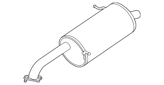 Muffler - Mazda (ZJ23-40-100)