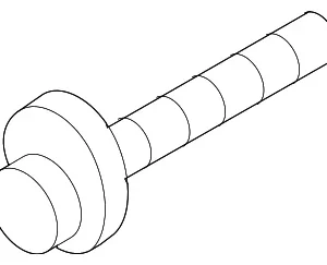 Adjust Bolt - Mazda (BP4K-28-66ZB)