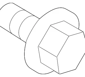 Motor Assembly Bolt - Mazda (N243-32-A16)