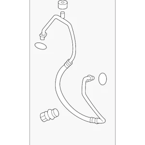 Discharge Hose - Mazda (DEKL-61-4G0)