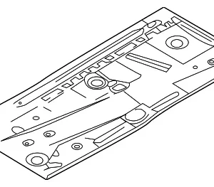 Front Floor Pan - Mazda (GHY9-54-60XA)