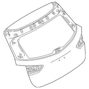 Lift Gate - Mazda (DKY0-62-02XC)
