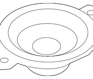 Inst Panel Speaker - Mazda (NE61-66-960)