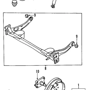 Axle Bushing - Mazda (LC62-28-460C)