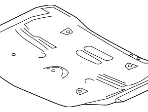 Resonator Shield - Mazda (GBEF-56-451)