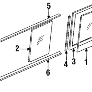 Glass - Mazda (UB41-62-971)