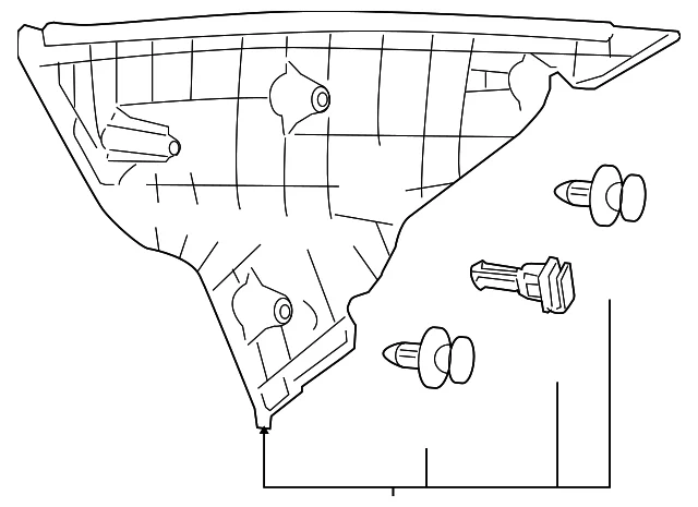 Quarter Pillar Trim - Mazda (GS3L-68-250D-75)