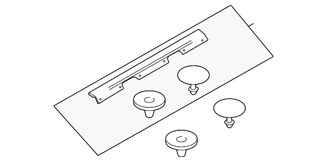 Upper Weather-Strip - Mazda (DGH9-62-76Y)