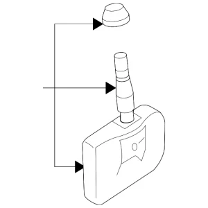Tire Pressure Sensor - Mazda (BBM2-37-140B)