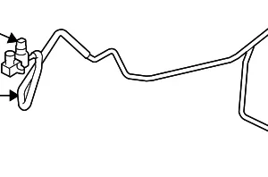Rear AC Tube - Mazda (TG17-61-46X)