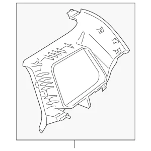 Upper Trim Panel - Mazda (C235-68-250J-75)
