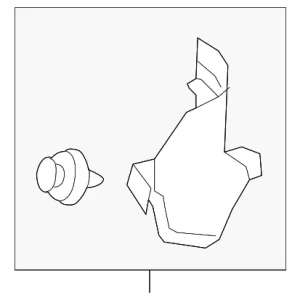 Cowl Trim - Mazda (KB7W-68-370-02)