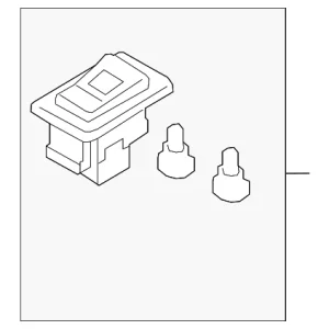 Seat Heat Switch - Mazda (CD83-66-420-34)