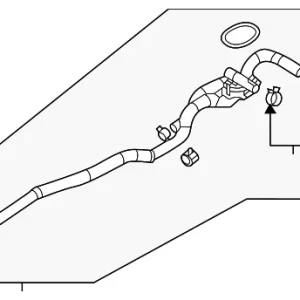 Rear Hose - Mazda (MH01-15-75Y)