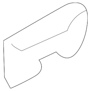 Belt Weather-Strip Protector - Mazda (T001-50-645)