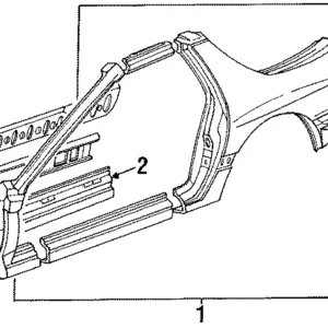 Outer Rocker - Mazda (FCY1-70-271B)