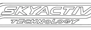 Nameplate - Mazda (D10J-51-771A)