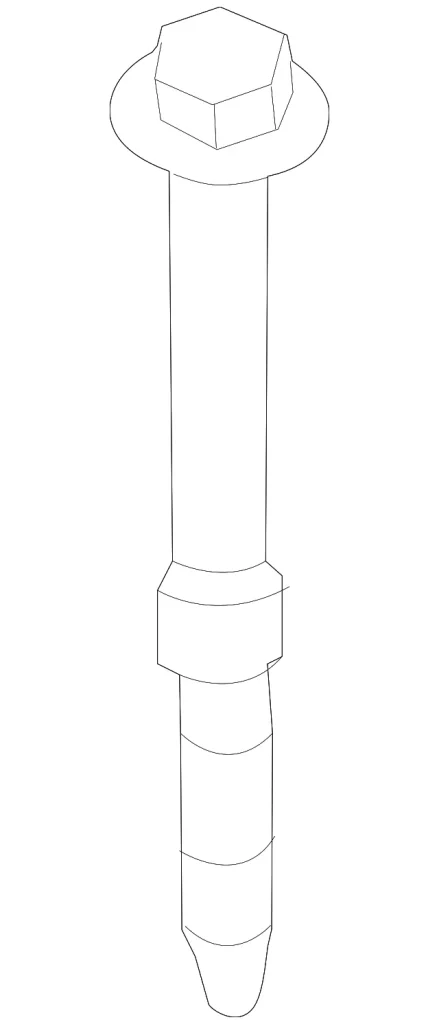 Inner Rail Mount Bolt - Mazda (D651-53-317)