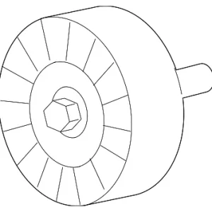 Idler Pulley - Mazda (ZZC2-15-940)