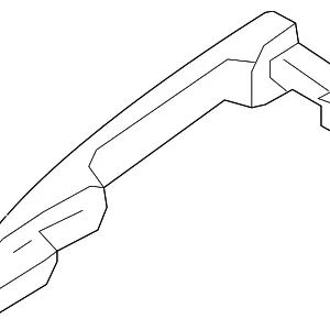 Handle, Outside - Mazda (BCJH-73-410G-51)