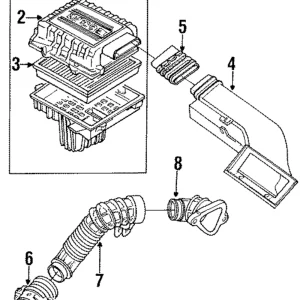 Air Duct - Mazda (N326-13-201D)