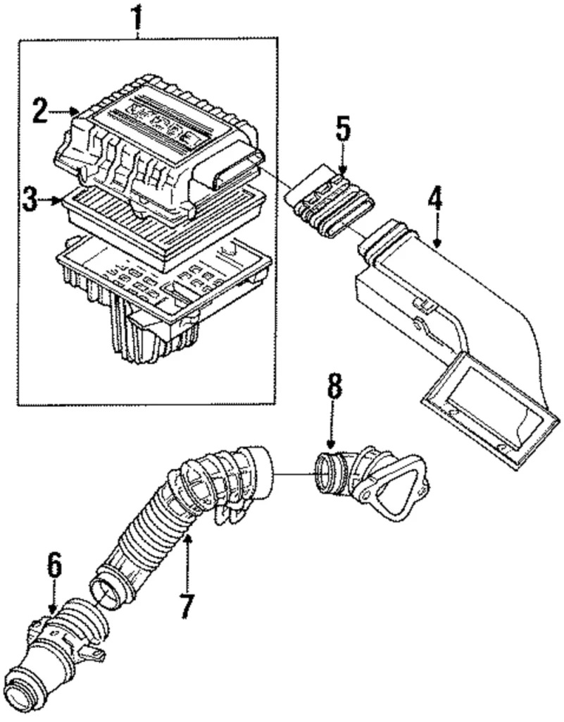 Air Duct - Mazda (N326-13-201D)