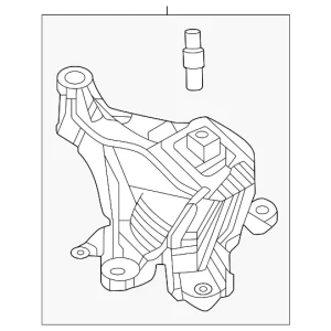 Rubber No.1 Eng.Mtg - Mazda (KS0E-39-040A)