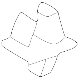 Support Rod Clip - Mazda (G030-56-693A)
