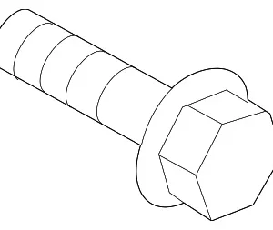 Division Channel Lower Bolt - Mazda (9079-60-608)