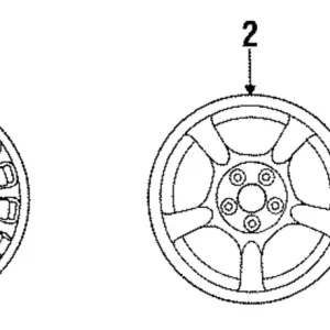 Wheel, Alloy - Mazda (9965-05-8060)
