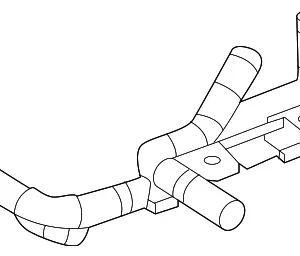 Vacuum Line - Mazda (PX1P-20-44Y)