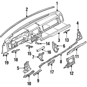 Fuse Box Cover - Mazda (UB39-55-345-09)