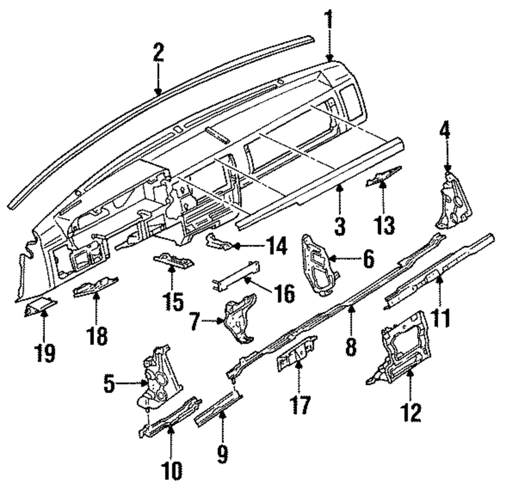 Frame - Mazda (UB39-60-510)