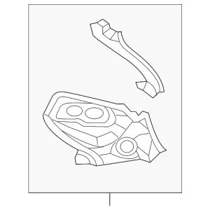 Rear Pillar - Mazda (B4YA-70-44YA)