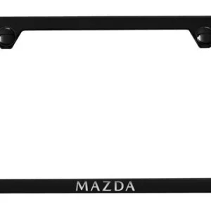 License Plate Frame, Black Slimline - Mazda (C9N6-V4-027)