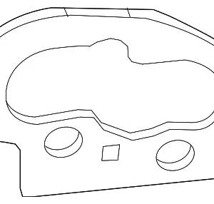Tail Lamp Assembly Gasket - Mazda (BHP1-51-153)