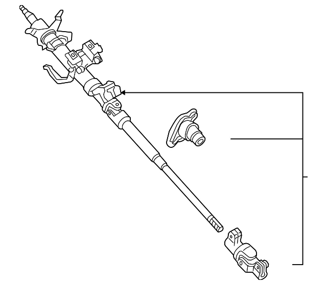 Steering Column - Mazda (NH30-32-10X)