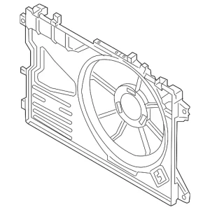 Fan Shroud - Mazda (PAF2-15-210)