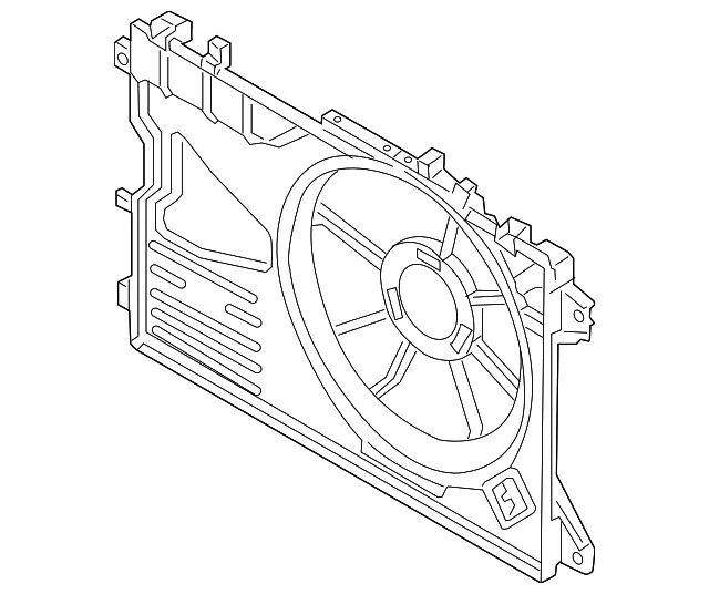 Fan Shroud - Mazda (PX9R-15-210)