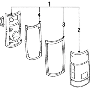 Frame - Mazda (UB39-51-155)