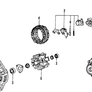 Alternator - Mazda (AM15-18-300R)