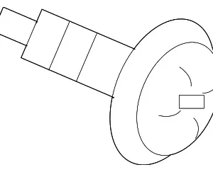 Lock Lower Bolt - Mazda (9986-50-525)