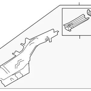 Rear Rail Assembly - Mazda (TK48-53-810A)
