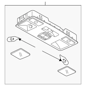 Overhead Console - Mazda (EG24-69-970A-75)