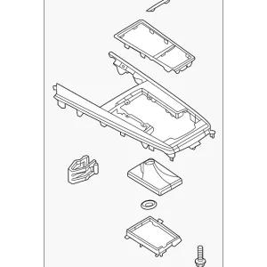 Shift Panel - Mazda (DFR7-64-340)