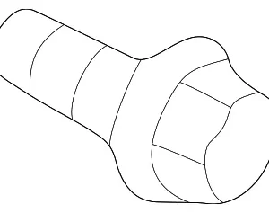 Water Pump Assembly Bolt - Mazda (9XE0-01-5672)
