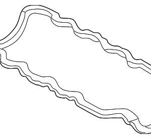 Oil Pan Gasket - Mazda (YF09-10-431)