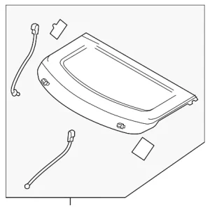 Luggage Cover - Mazda (BCKD-68-310D-02)