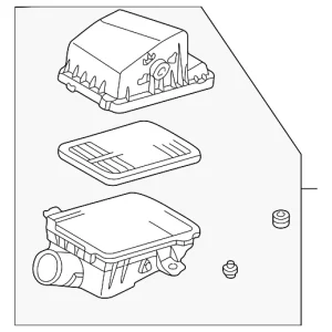 Air Cleaner Assembly - Mazda (FSD7-13-320A)