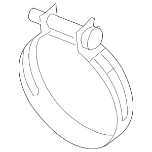 Engine Air Duct Clamp - Mazda (PYE2-13-735)